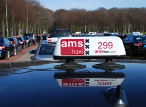 Taxi v Amsterdamu