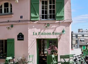 La Maison Rose Montmartre v Paříži