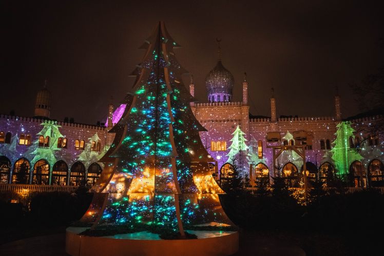 Tivoli Christmas market v Kodani